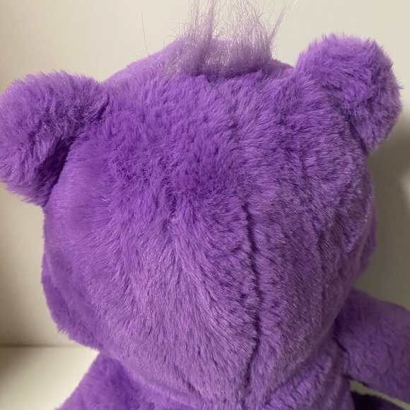 Care Bears Plush Purple Share Bear Stuffed Animal Unlock The Magic Toy Basic Fun - Picture 7 of 12